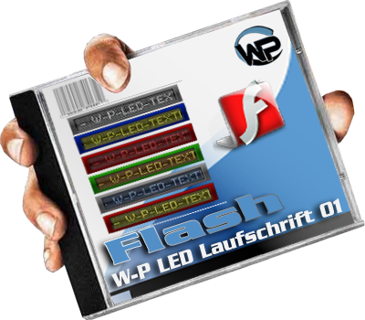 LED Flash Laufschrift 01