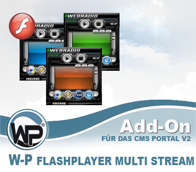 W-P Flashplayer Multi Stream  - Add-On