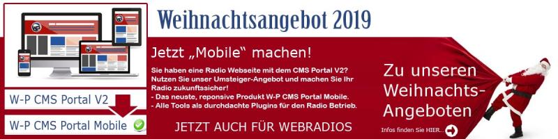 W-P Weihnachtsaktion 2019 - Radio CMS Mobile 