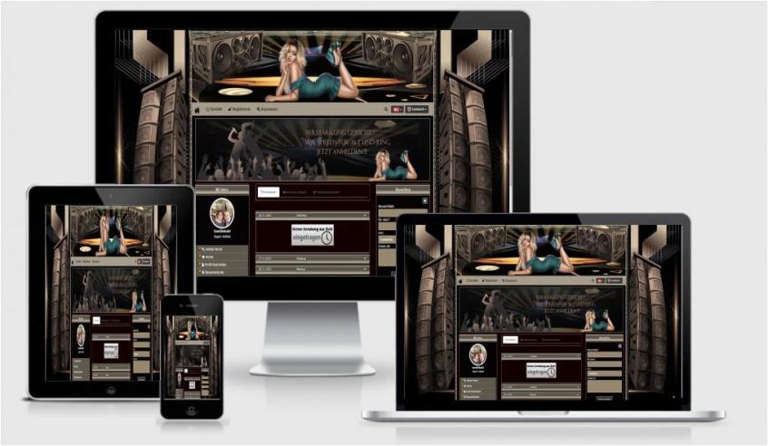 Achtung Gratis Template CMS-Mobile