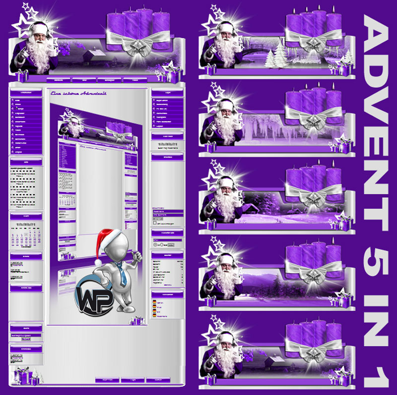 Advents Template 5in1 Template-Lila 003_w-p_advent5in1