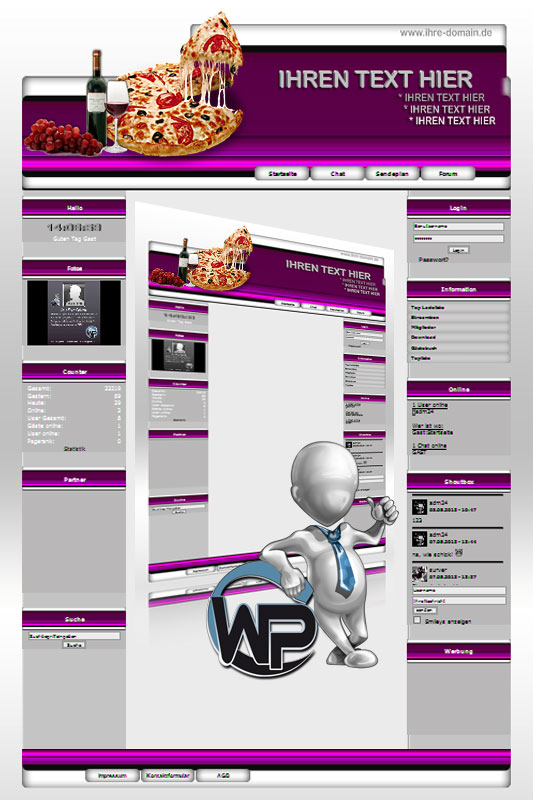 Ideal Standard: Pizza Template-Pink 004_wp_pizza_04