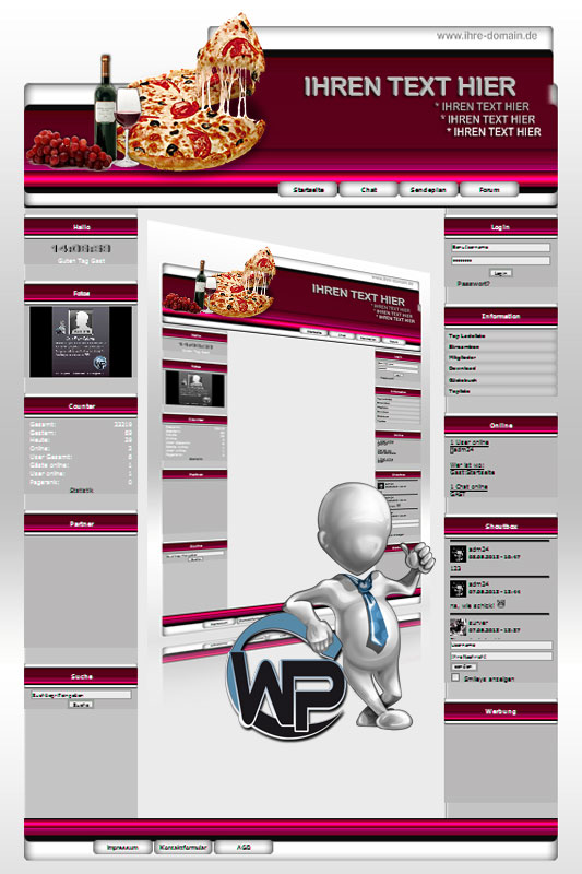 Ideal Standard: Pizza Template-Rosa 005_wp_pizza_05