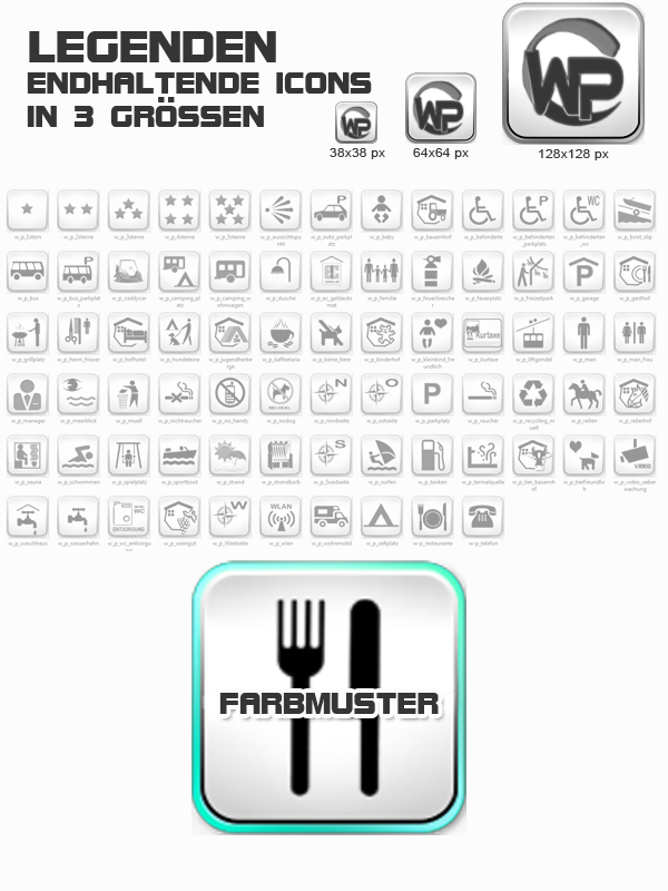 Icons Freizeit - Camping Template-T?rkis 012_fi_freizeit_camping