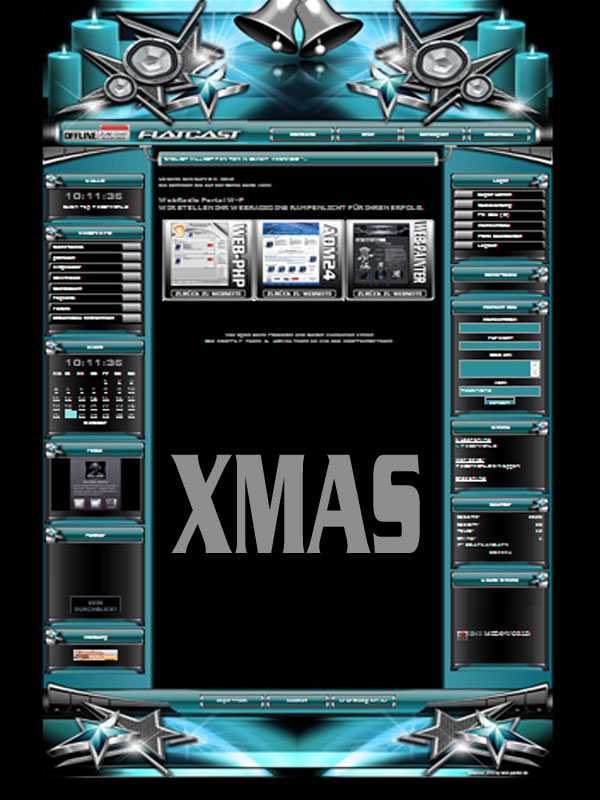 Weihnachts Set B Template-T?rkis 012_x_mas2_12