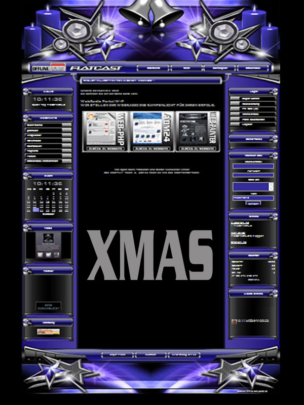 Feiertag Weihnachtssterne - CMS Portal Mobile