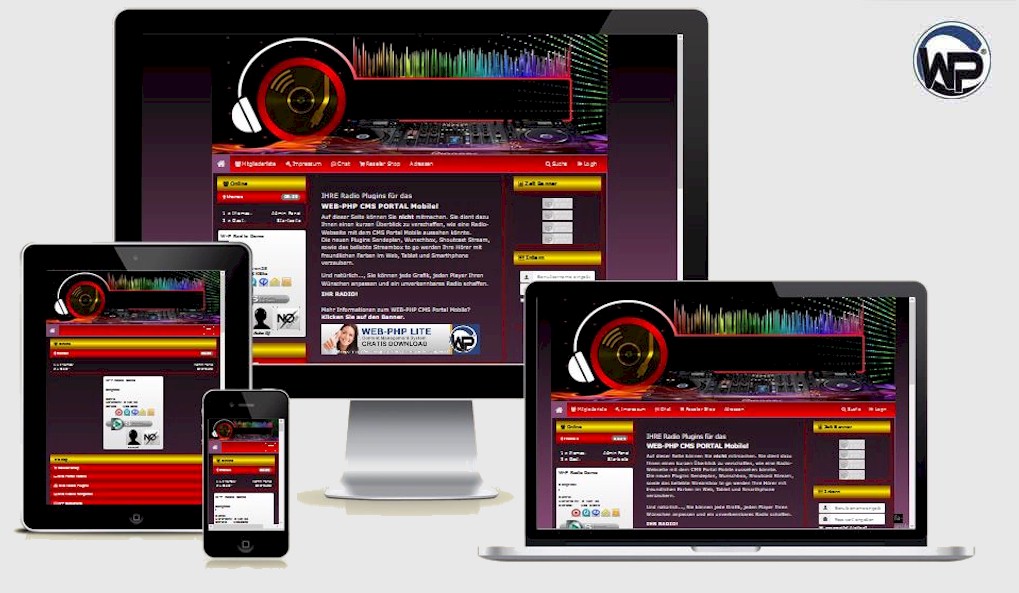 Radio DJ Club Style - CMS Portal Mobile