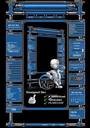 W-P Steam Engine (blue), SiFi-Template fr das CMS Portal V2