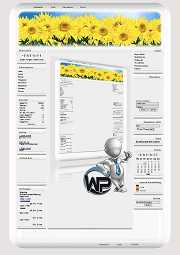 W-P Sunflower, Natur-Template fr das CMS Portal V2